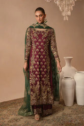 REPLICA ABEERA USMAN - BURGUNDY DUSK