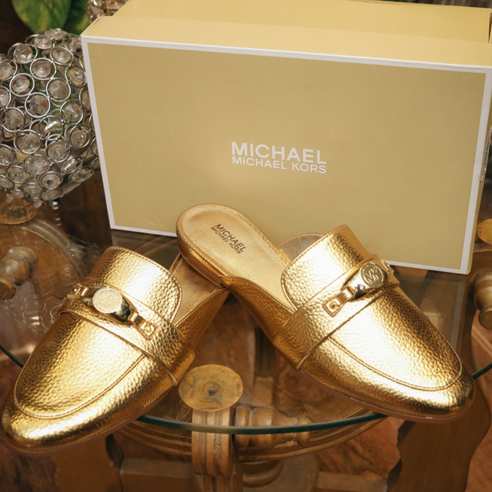 MICHAEL Michael Kors Tilly Slide, gold