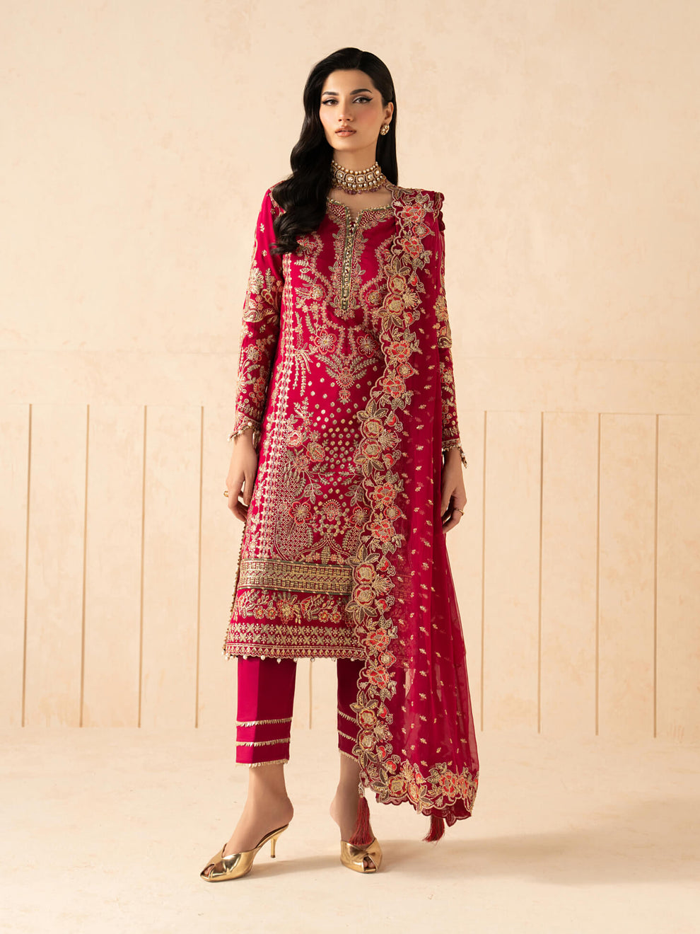 GULAAL - SYLEENA - RAW SILK - RUBINE '26