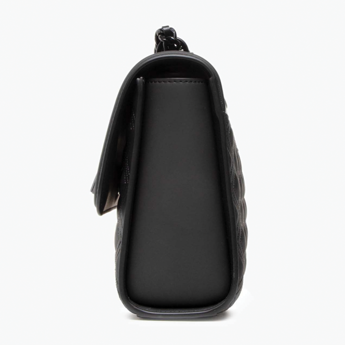 Tory Burch Fleming Matte Convertible Shoulder Bag – Black (Medium)