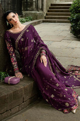 MARIA .B SAREE PURPLE - wf - 09 -01