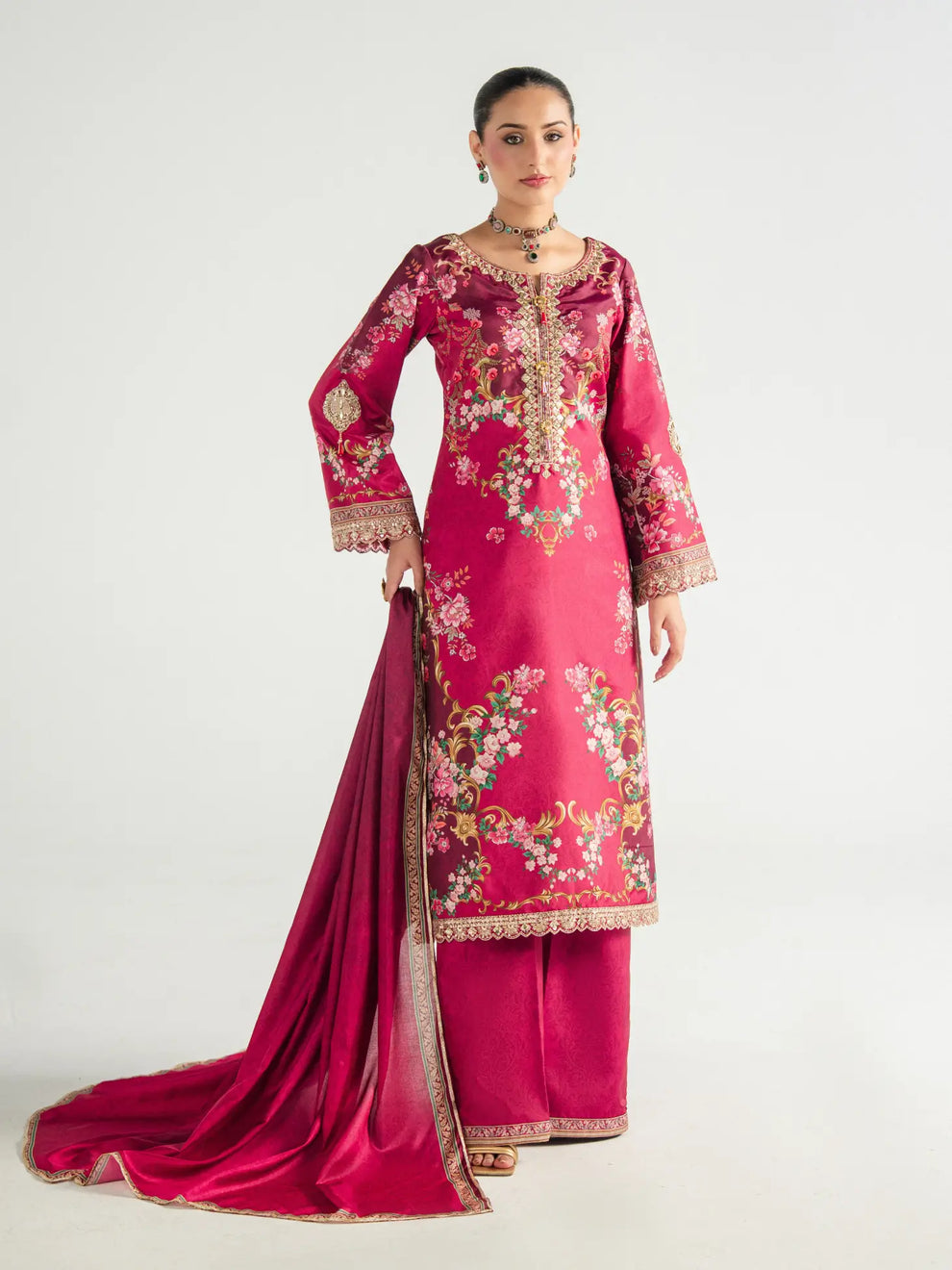 GULAAL - AIRA SILK - GARNET GARDEN '26