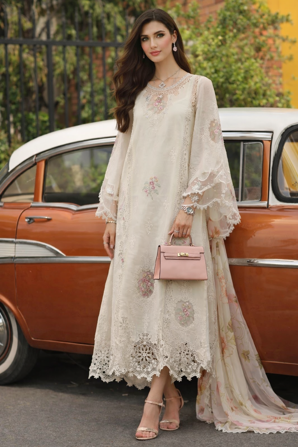 NOOR BY SAADIA ASAD - CHIKANKARI - D2 - LAWN "26