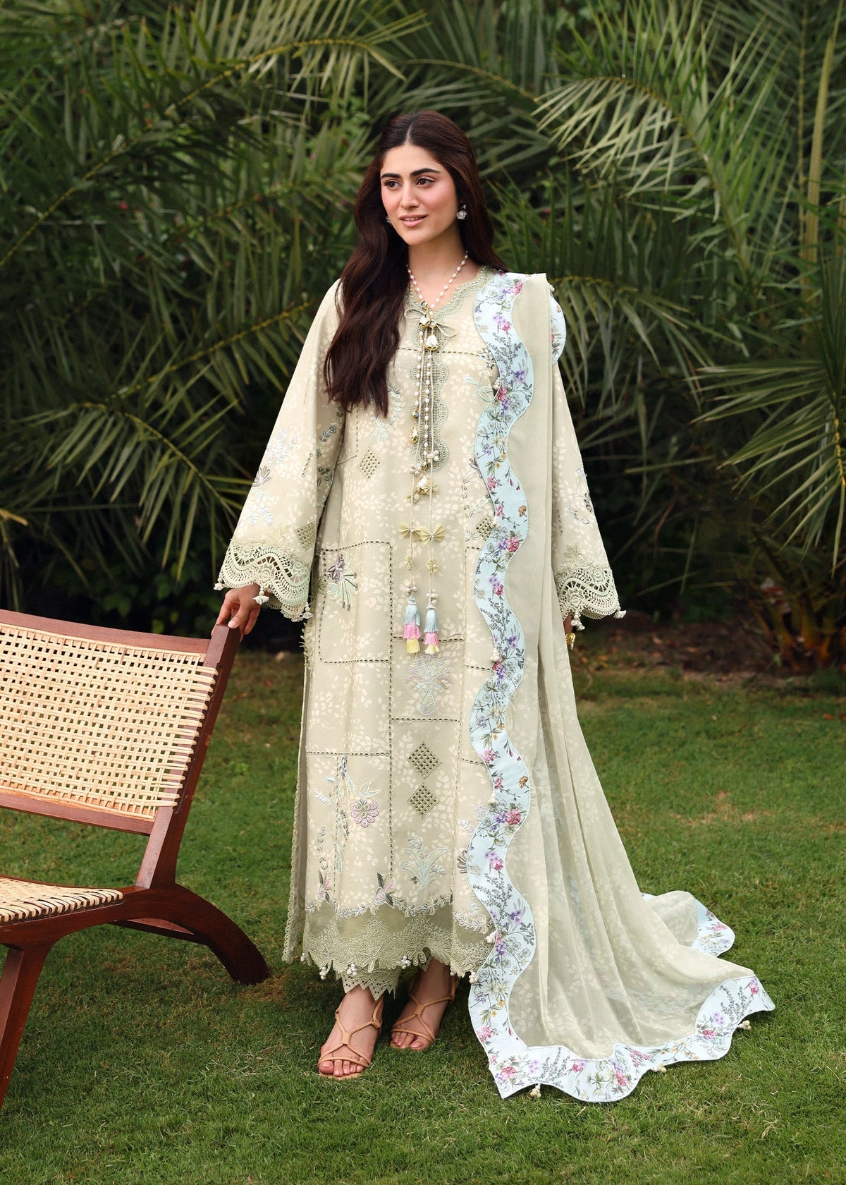 SARDINIA - EMBROIDERED - EID LAWN - MONSOON SAGE '26