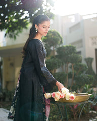 NEESHAY - PRINTKARI - LAWN -  SABLE '26