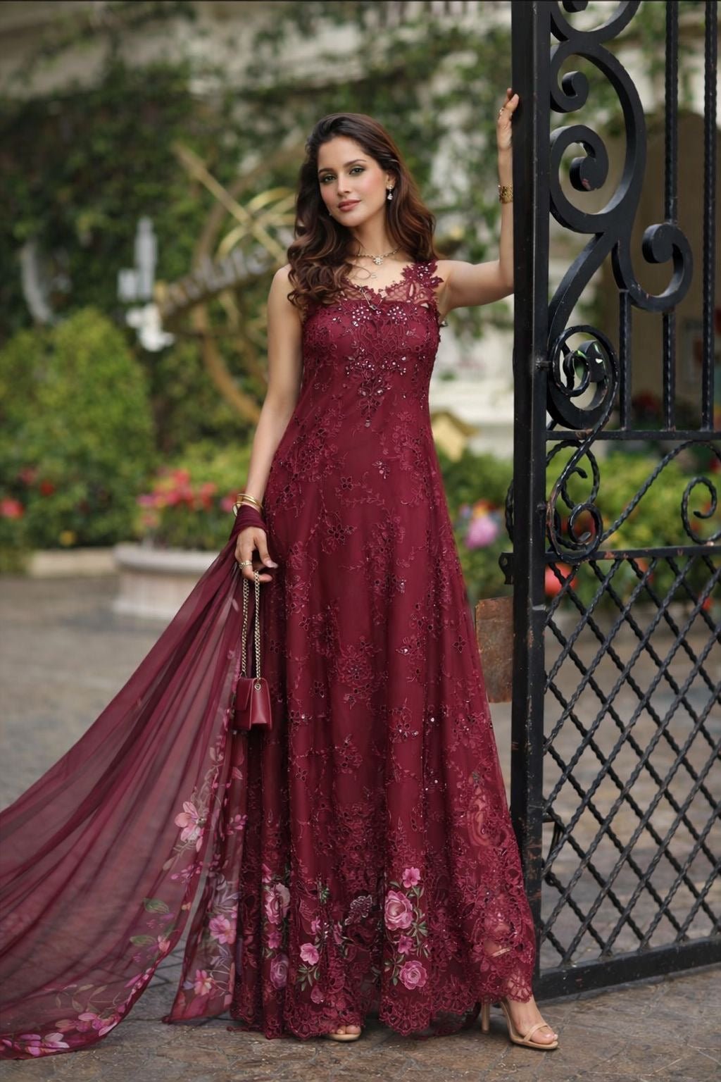 NOOR BY SAADIA ASAD - CHIKANKARI - D3 - LAWN "26