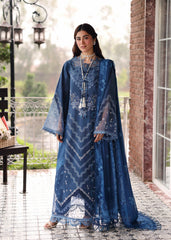 SARDINIA - EMBROIDERED - EID LAWN - TERRACE BLUE '26