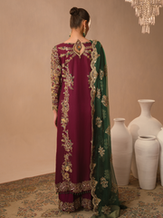 REPLICA  ABEERA USMAN - BURGUNDY DUSK
