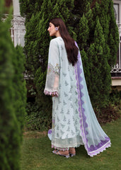 SARDINIA - EMBROIDERED - EID LAWN - MISTY MORNING '26