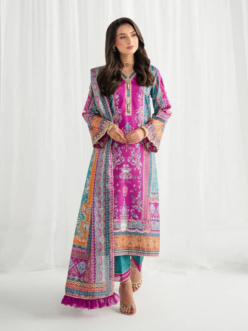 GULAAL - AIRA SILK - MAGENTA MISCHIEF '26