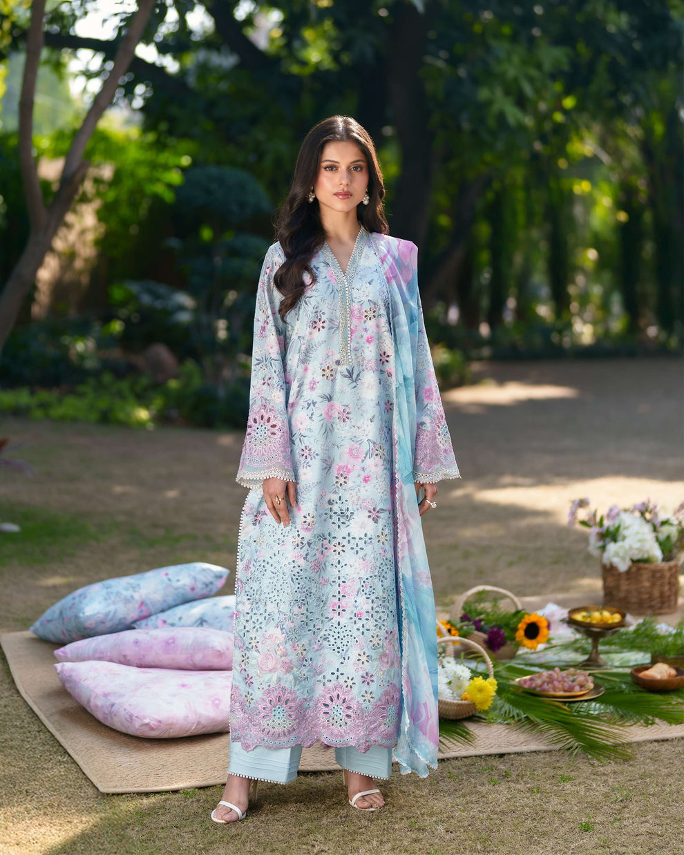 NEESHAY - PRINTKARI - LAWN -  FLEURIE '26