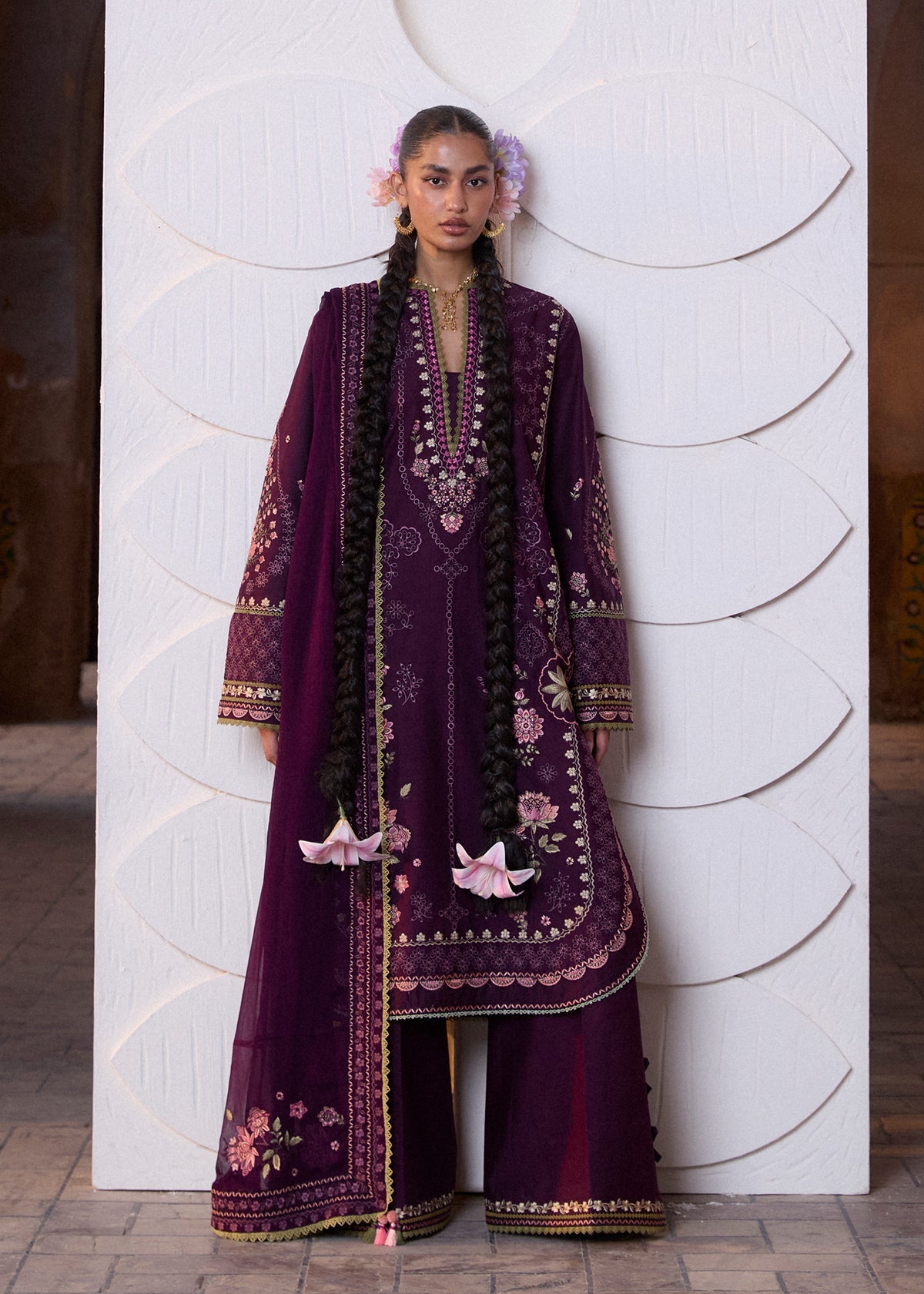 HUSSAIN REHAR - ZAN LAWN - BANAFSH '26