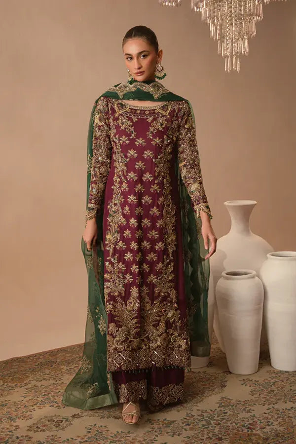 REPLICA  ABEERA USMAN - BURGUNDY DUSK