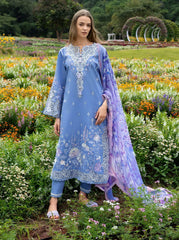MUSHQ - HEMLINE LAWN - AZURE BLOOM '26