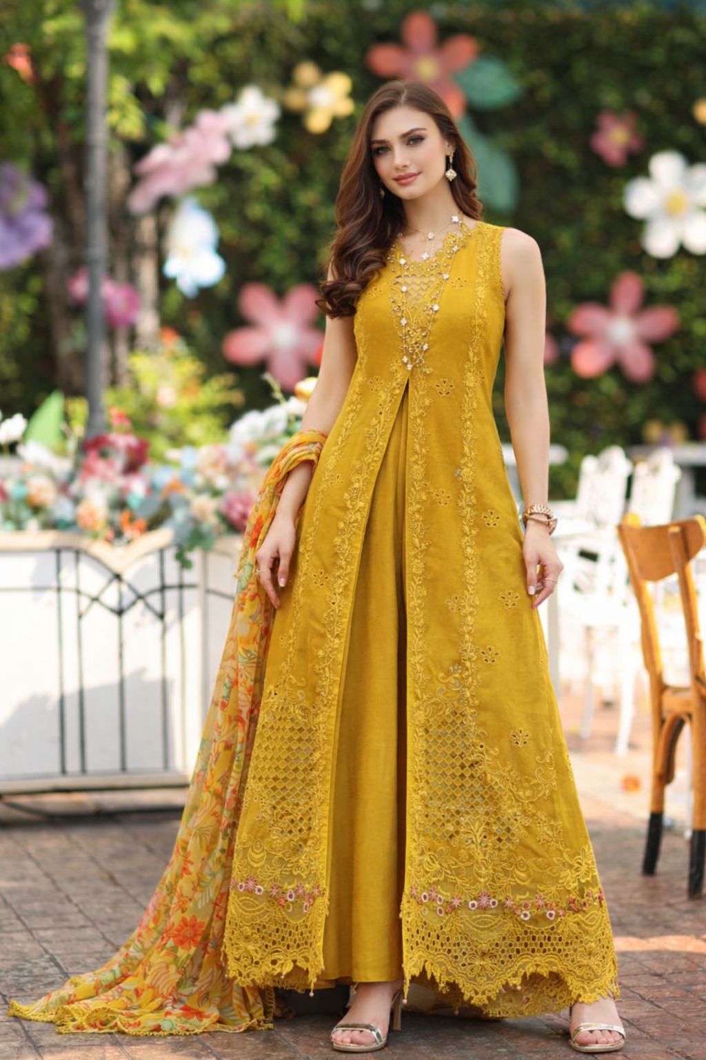 NOOR BY SAADIA ASAD - CHIKANKARI - D10 - LAWN "26
