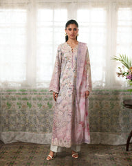 NEESHAY - PRINTKARI - LAWN -  BLUSHE '26