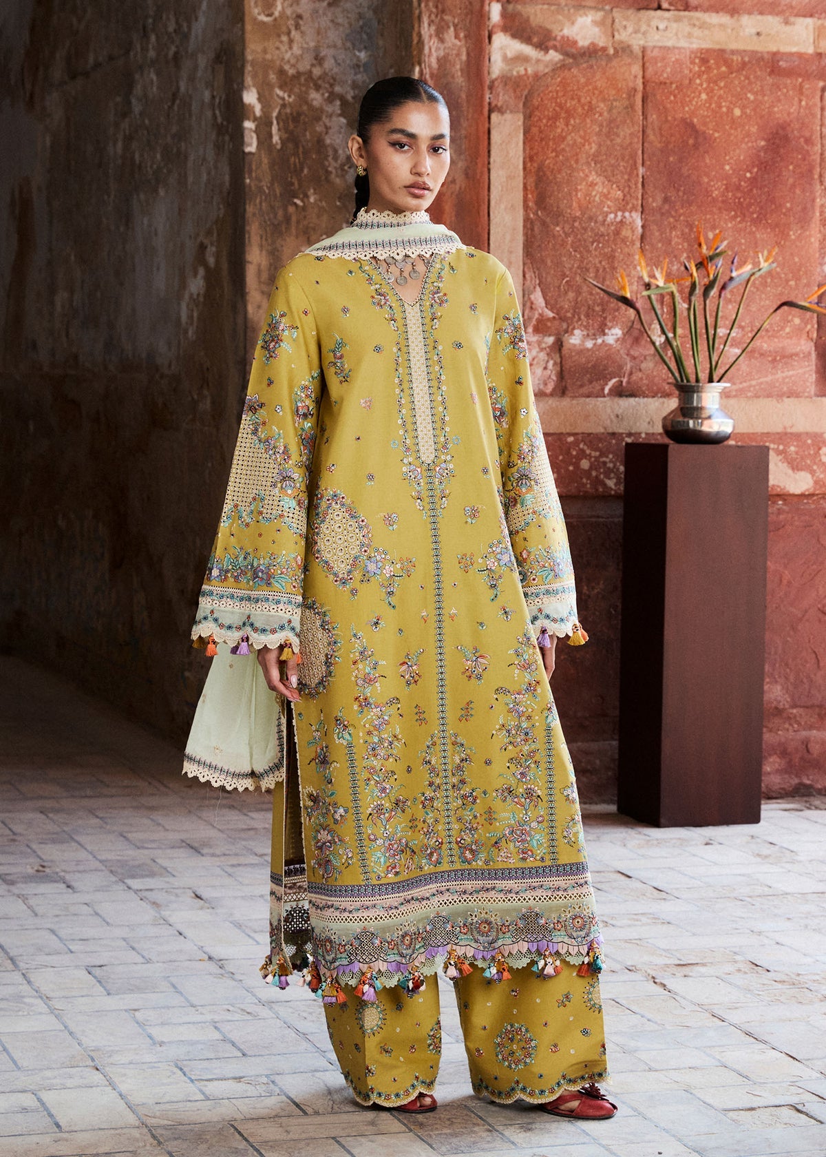 HUSSAIN REHAR - ZAN LAWN - SARI '26