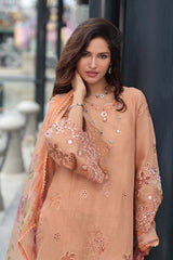 NOOR BY SAADIA ASAD - CHIKANKARI - D6 - LAWN "26