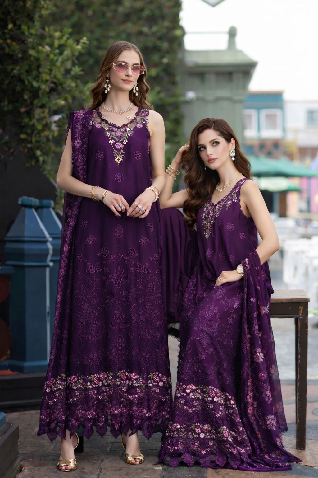 NOOR BY SAADIA ASAD - CHIKANKARI - D7 - LAWN "26