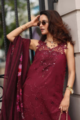 NOOR BY SAADIA ASAD - CHIKANKARI - D3 - LAWN "26